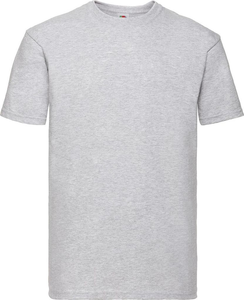 Fruit of the Loom 61-044-0 | Super Premium Herren T-Shirt - Farbe: Heather Grey - Größe: 3XL