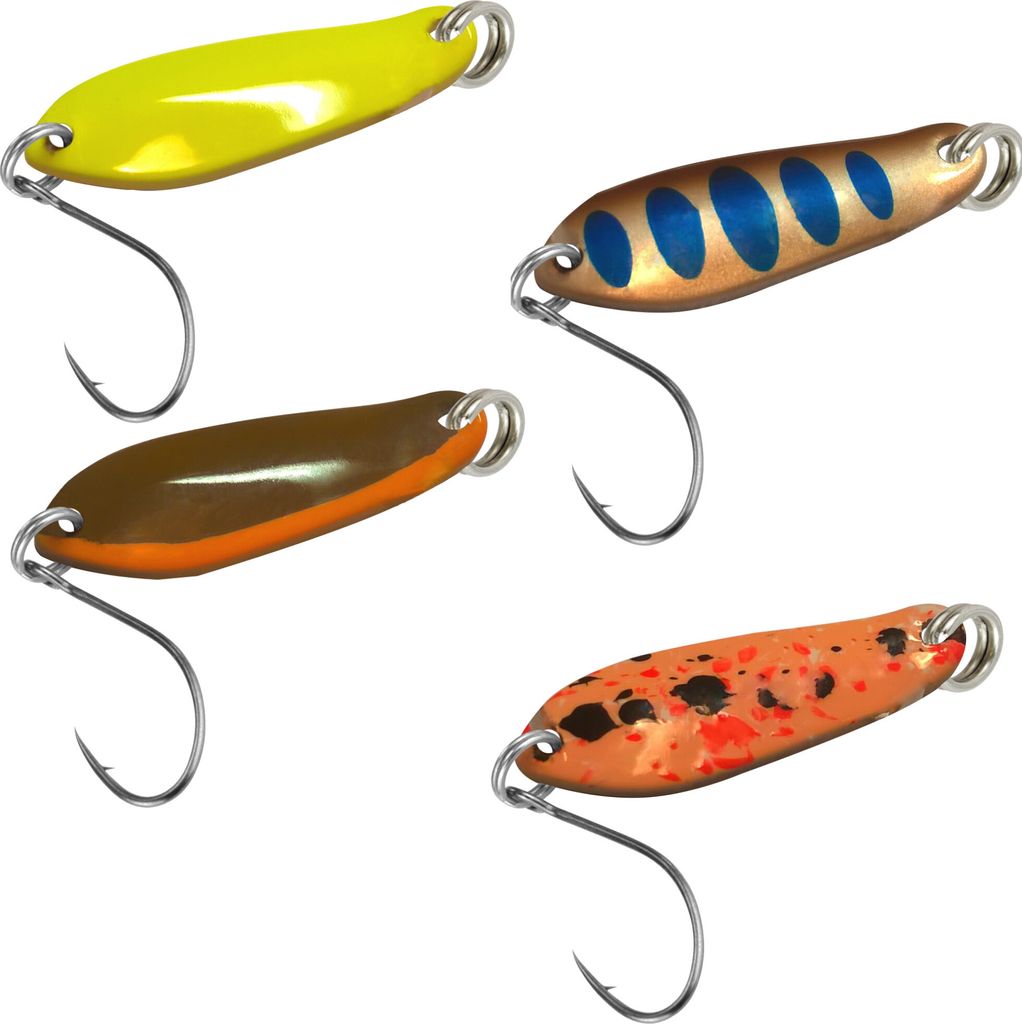 4 FTM Spoon Boogie Spinnköder 1,6g - Forellenblinker
