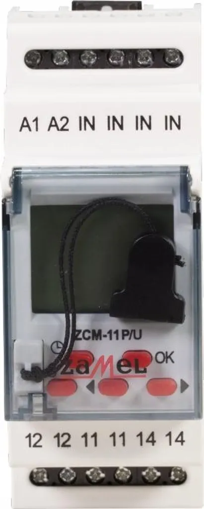 Programmateur hebdomadaire ZCM-11P/U monocanal avec écran LCD EXTA