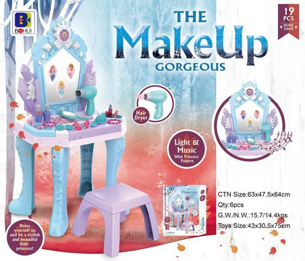 Chambre glacée interactive pour princesses avec accessoires féeriques