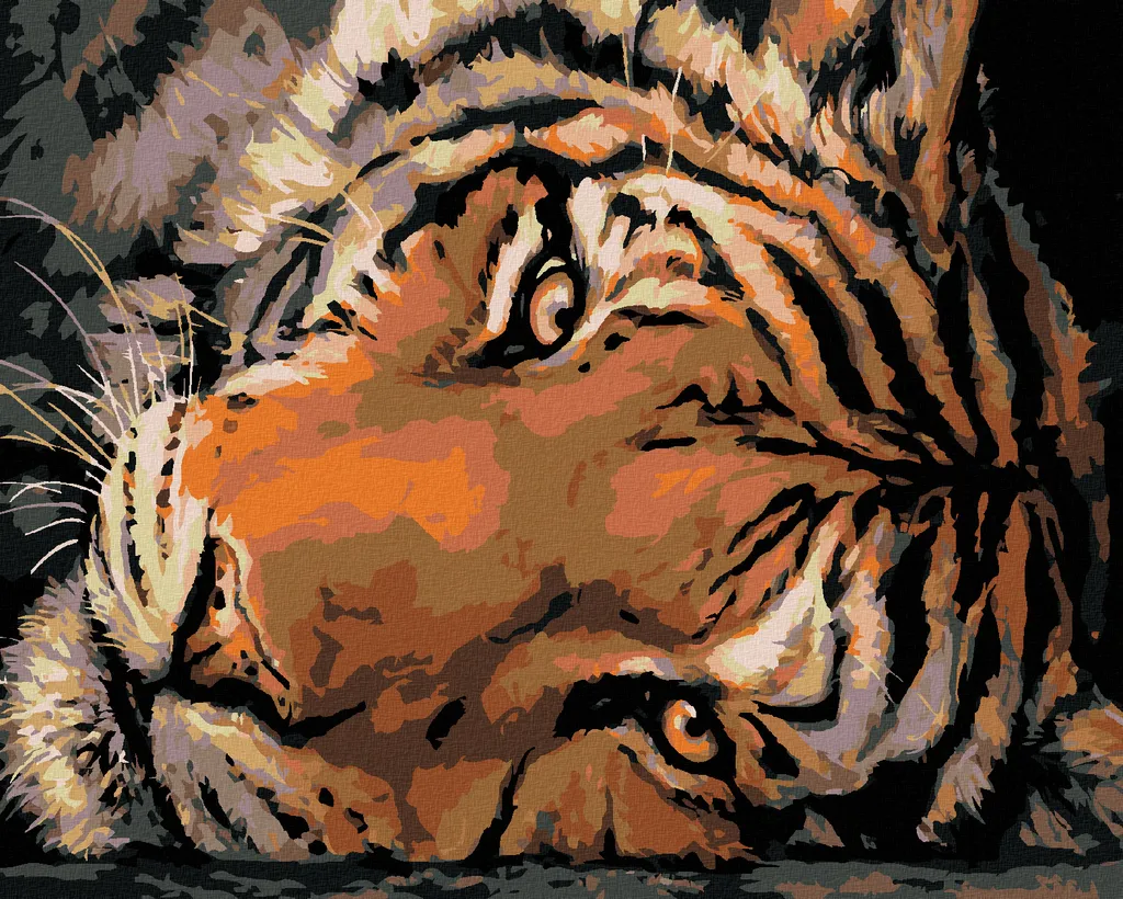 Zuty Diamond Painting 5D Tigre 40x50 cm - Il Regalo Perfetto con Telaio
