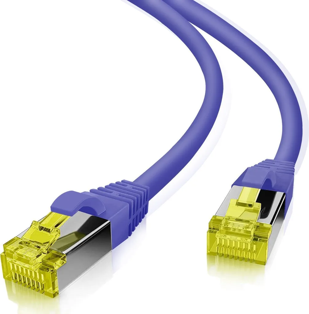 Helos Cavo Patch CAT 6a S/FTP 20m Viola: Performance 10Gbps Certificata