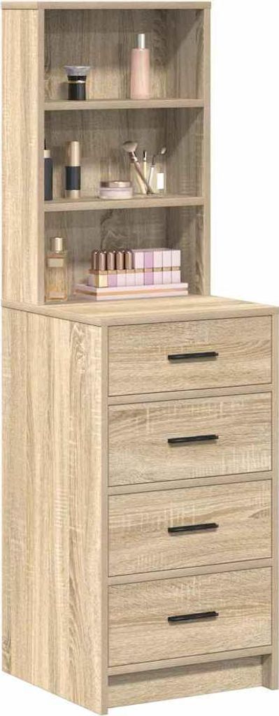 vidaXL Highboard Sonoma dub 40 x 41 x 135 cm materiál na Obrázek produktu 