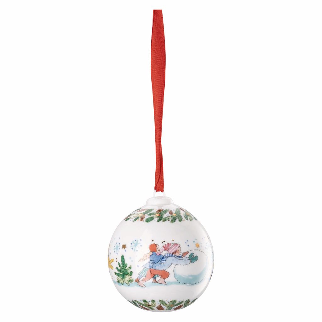 Hutschenreuther Weihnachtskugel 2025, Produktbild 