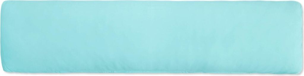 Traumschlaf Basic Single Jersey Seitenschläferkissen Bezug 40x180 cm hellblau