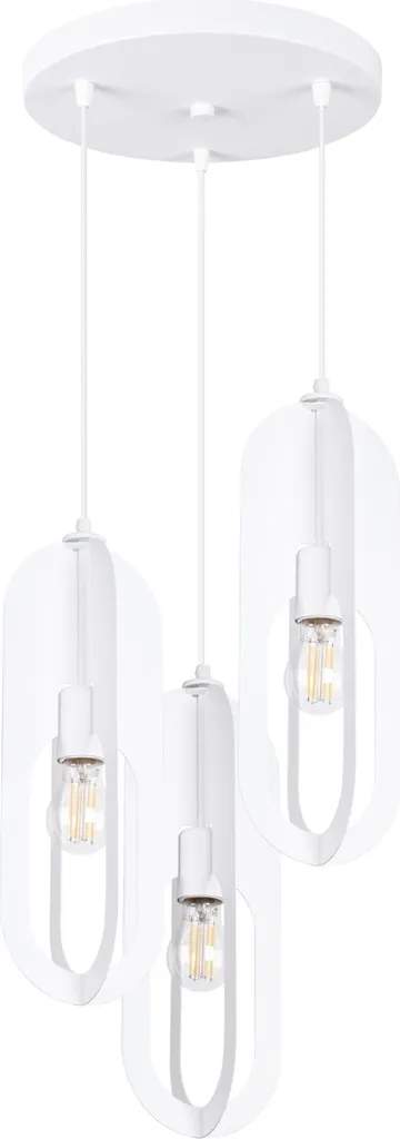 Suspension NICUS 1 Blanche : Fini les Pièces Sombres avec ses 3 Lux E27