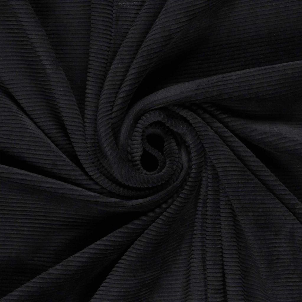 Velour Nicky gerippt uni ab 50 x 155cm Ripp-Stoff Cordjersey