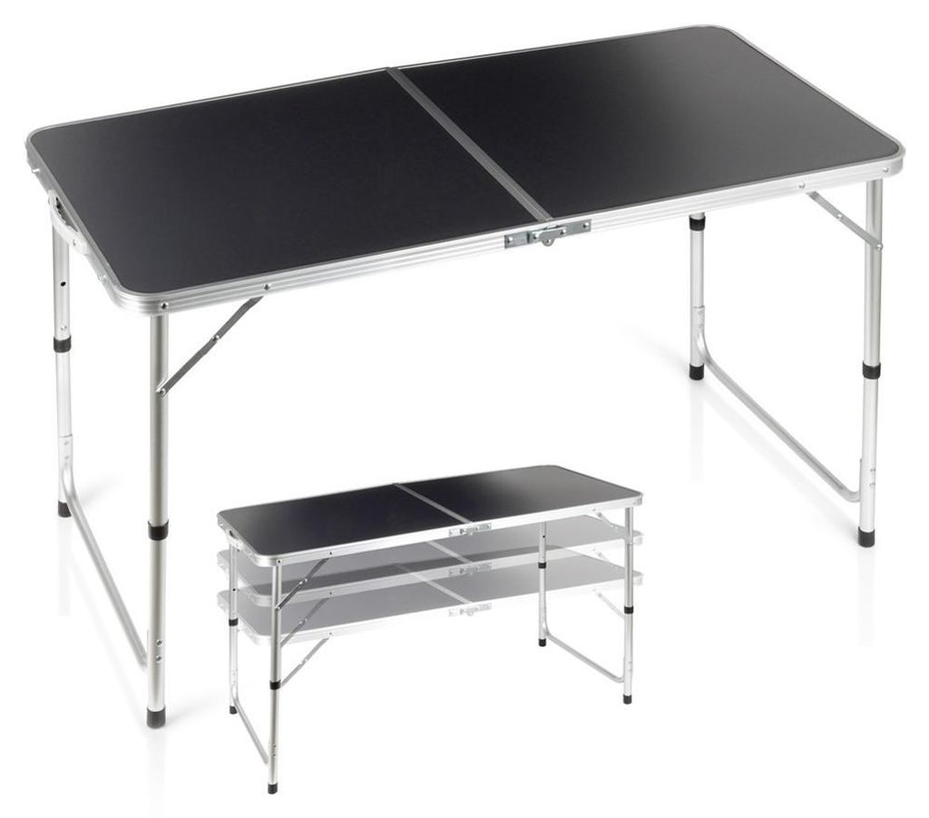 Vilde | Kempingový stôl výškovo nastaviteľný - 120x60 cm - Obrázok produktu 