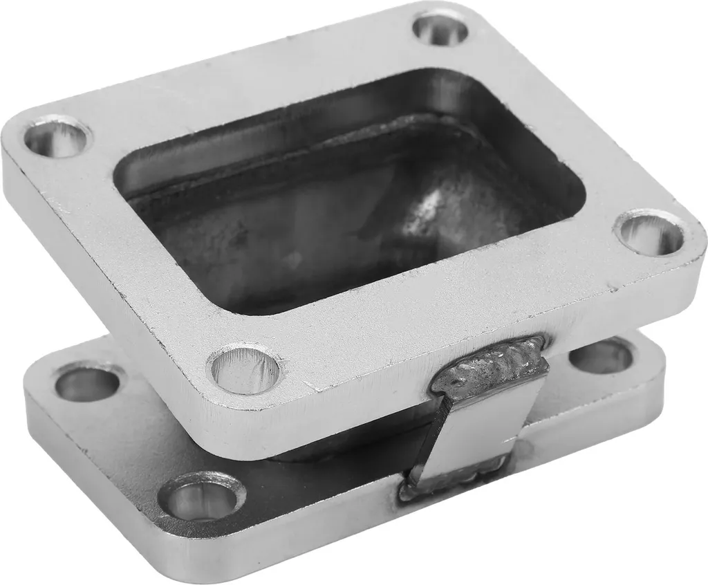Adaptateur de Bride Turbo en Inox 15 Degrés - Conversion T3 vers T4