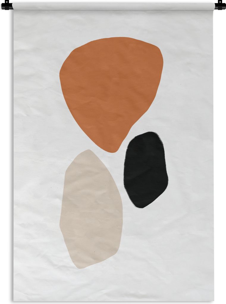 MuchoWow Wandteppich Wandbehang Abstrakt - Minimalismus - Design 120x180 cm Tapisserie Dekoration Wandtuch - Schlafzimmer - Dekorationen für das...