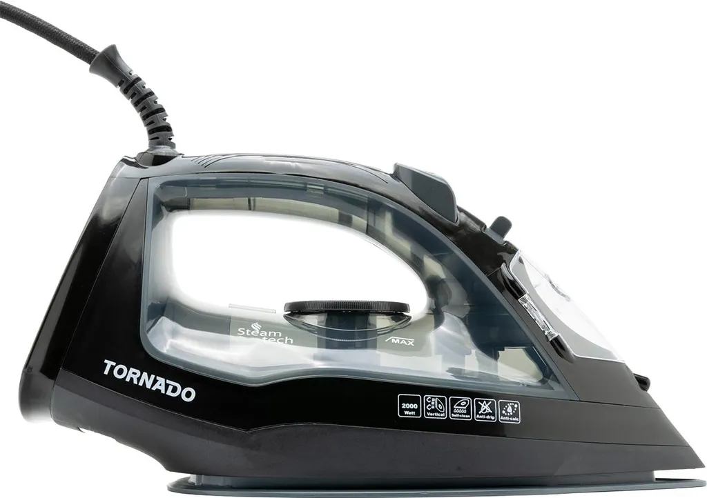 Fer à repasser vapeur Tornado TST-2000G Noir - Performance 2000W