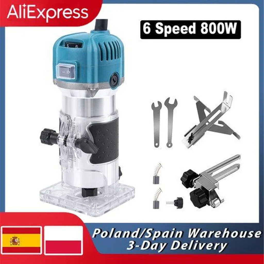 Machine à bois 800 W idéale pour moulures et rainures de meubles