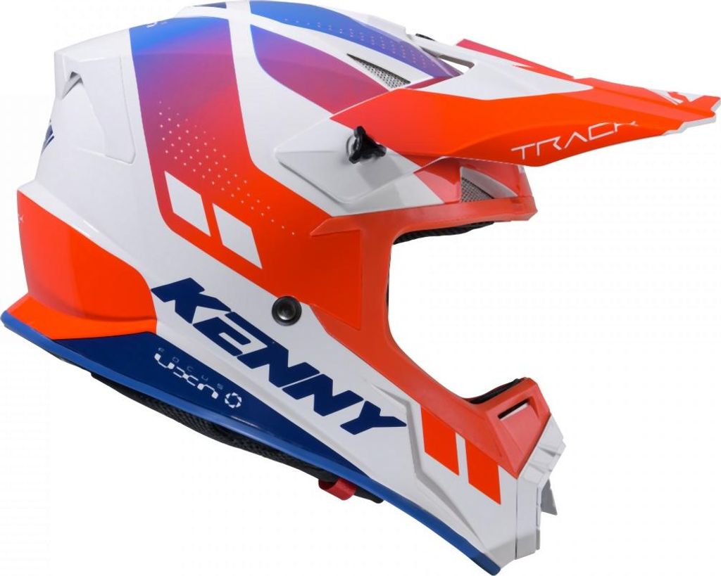 Kenny Racing Cross/Enduro Helm Patriot Track XXL Weiß/Blau/Rot