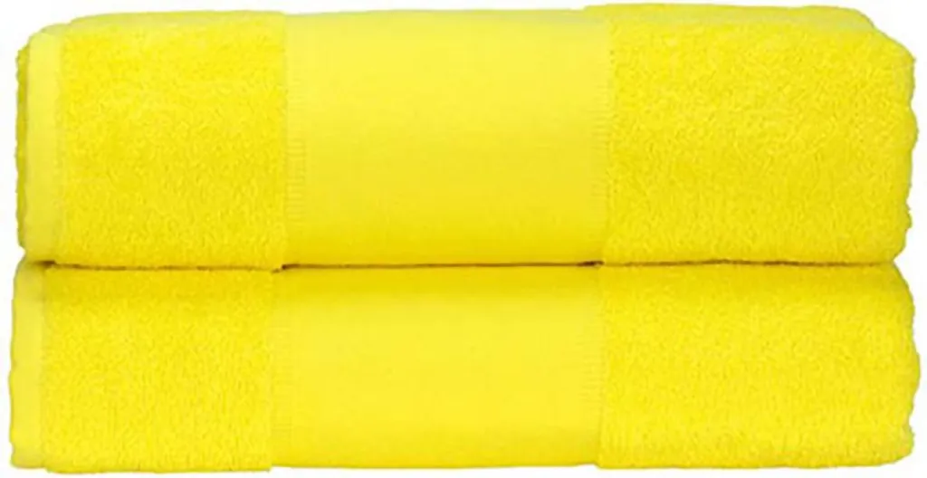 Serviette de bain Jaune 70x140 cm pour piscine, plage et salle d'eau