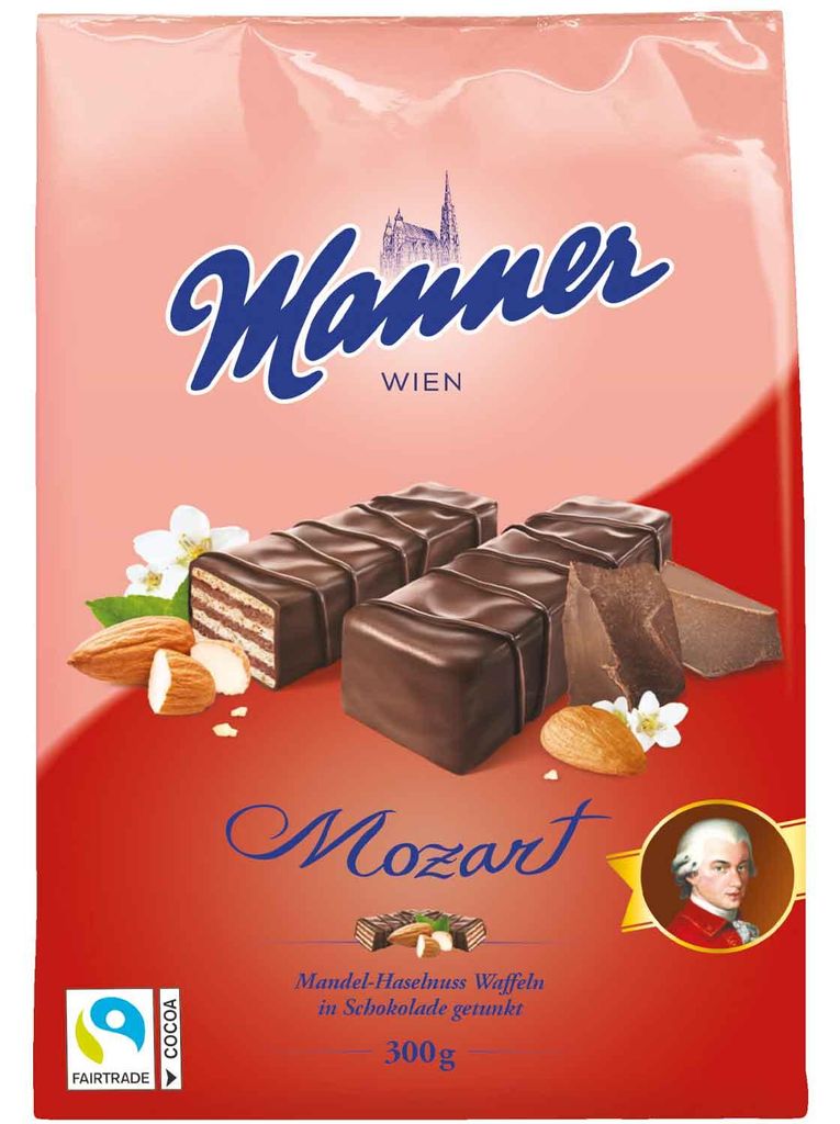 Manner Mozart Mignon Tranches fourrées aux amandes et aux Image du produit 