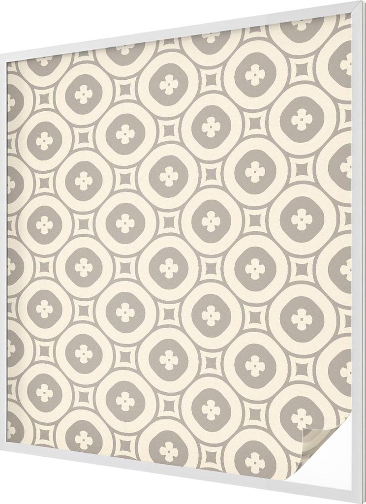 Buntglas Fensterfolie – 116x100 cm – Stained-Glass Design – blickdichte dekorative Sichtschutzfolie – selbstklebend, UV-Schutz – Geometri...