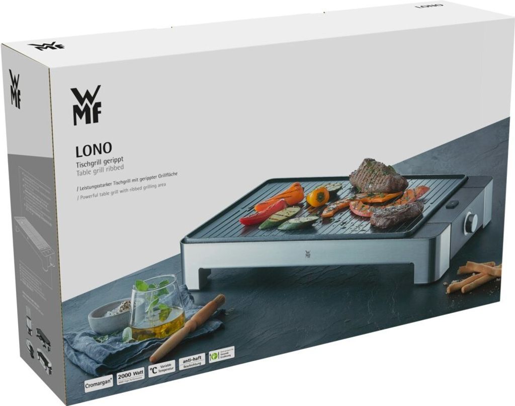 WMF Tischgrill Lono gerippt 0415330011