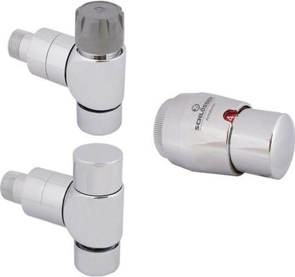 Js Style-Tec-Set, Eckform Dn15,1/2",Reinweiss