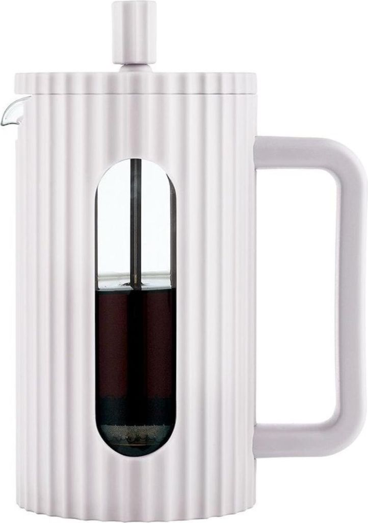 Glas French Press Tee-Kaffeebereiter 600 ml Creme KLAUSBERG Produktbild 
