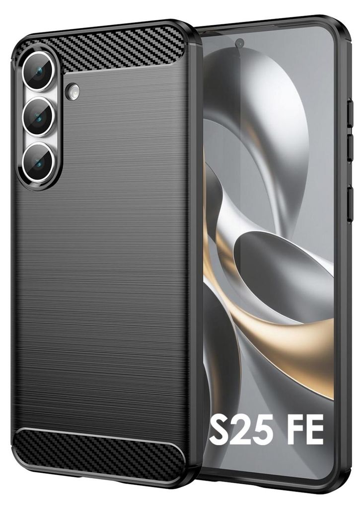 Carbon Hülle für Samsung Galaxy S25 FE Handyhülle Back Produktbild 