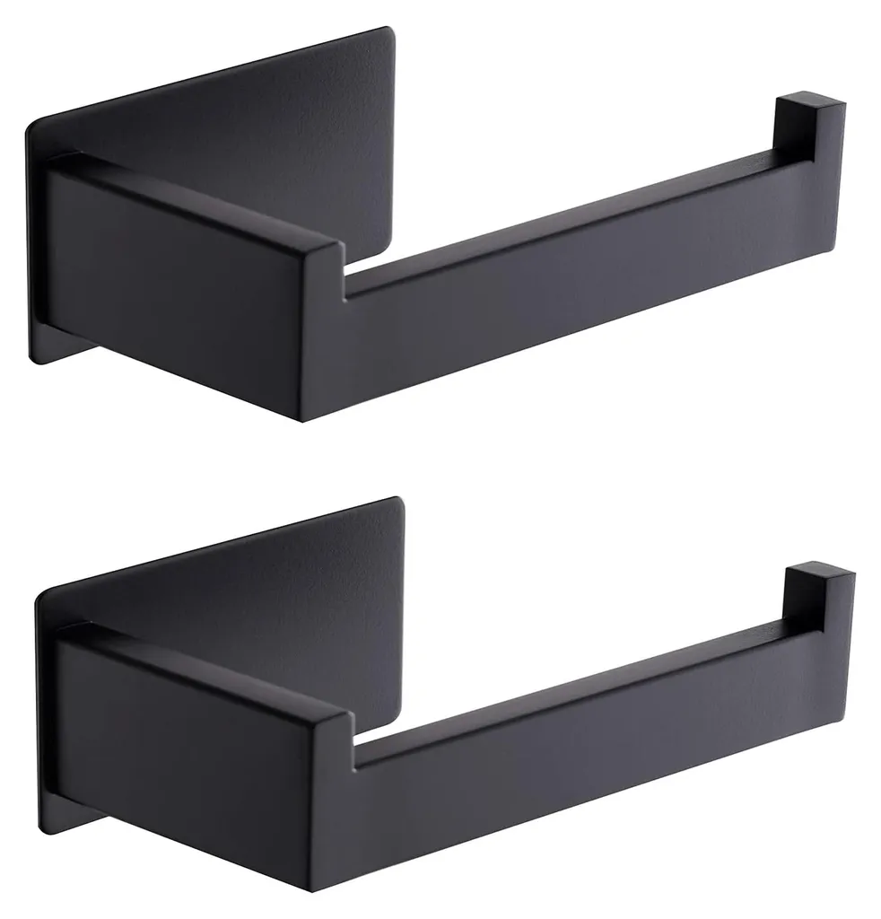 Porte-Papier Hygiénique pour Cuisine et Bain - Double Support Mural Inox