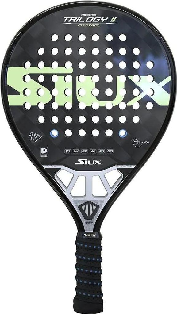 Siux Trilogy 2 Control Patty Pro Padelschläger Silber Produktbild 
