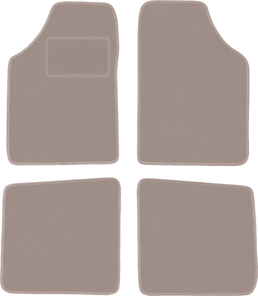 Beige Veloursmatten für: Renault Kangoo I Kombivan (1997-2008)