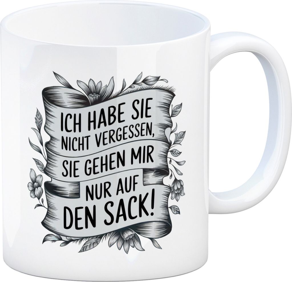 Nicht vergessen nur nervig Kaffeebecher