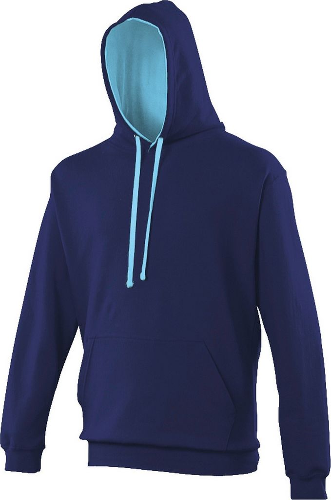 Awdis Kapuzenpullover / Kapuzen-Sweatshirt RW165 (S) (Oxford Navy/Hawaii Blau)