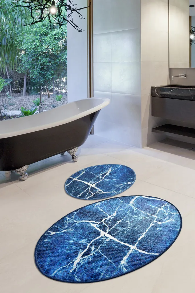 Tapis de bain velours antidérapant et épais Mijolnir pour pieds au sec