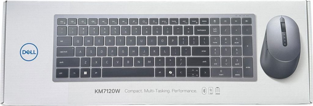Dell Multi-Device kabellose Tastatur und Maus - KM7120W - Produktbild 