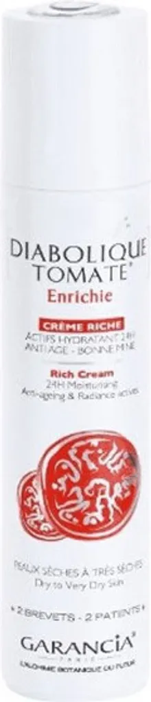 Crème Diabolique Tomate Garancia enrichie 30ml pour peaux très sèches