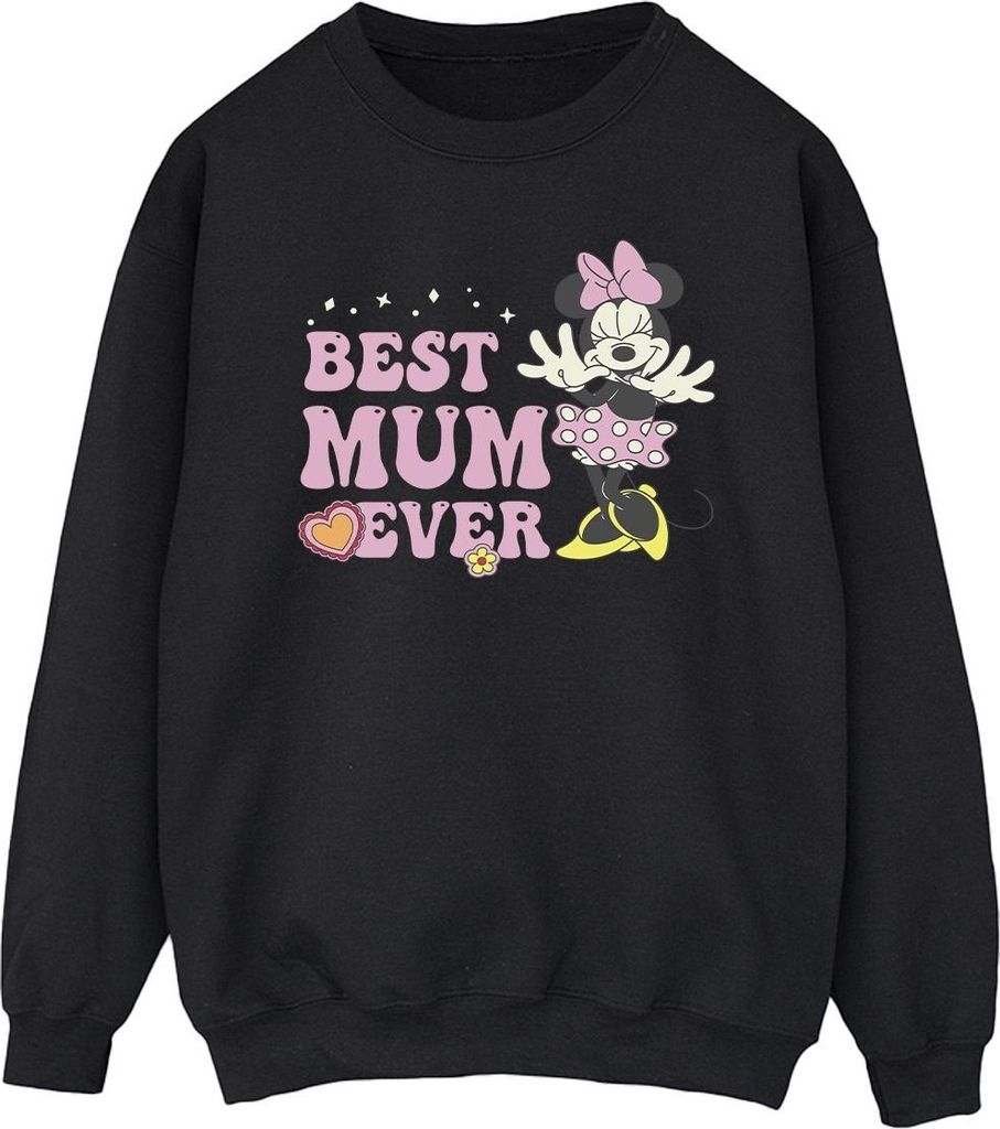 Disney - "Best Mum Ever" Sweatshirt für Herren BI49214 (XL) (Schwarz)
