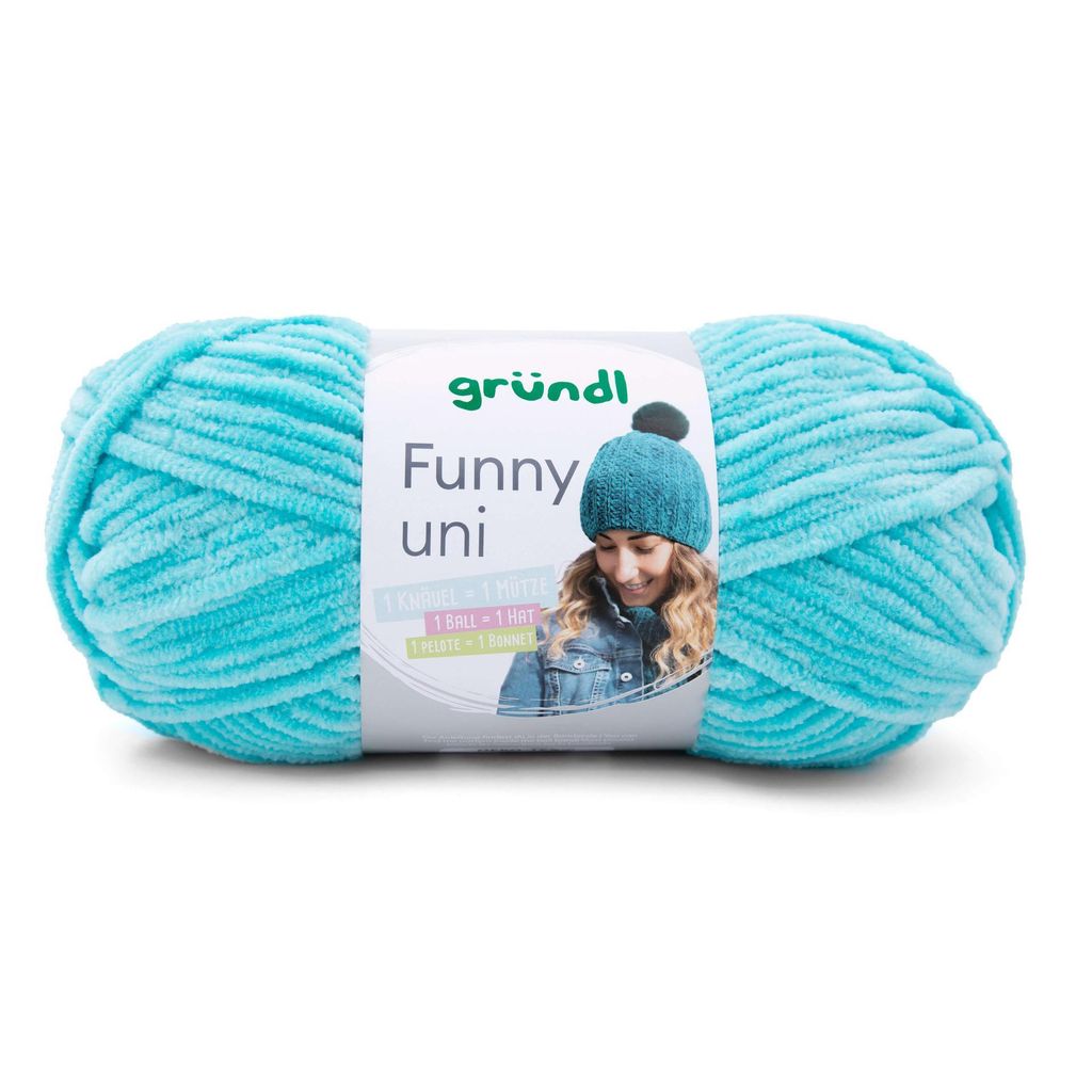 Gründl Chenillegarn Funny uni,100g/120m,Babywolle,100% Produktbild