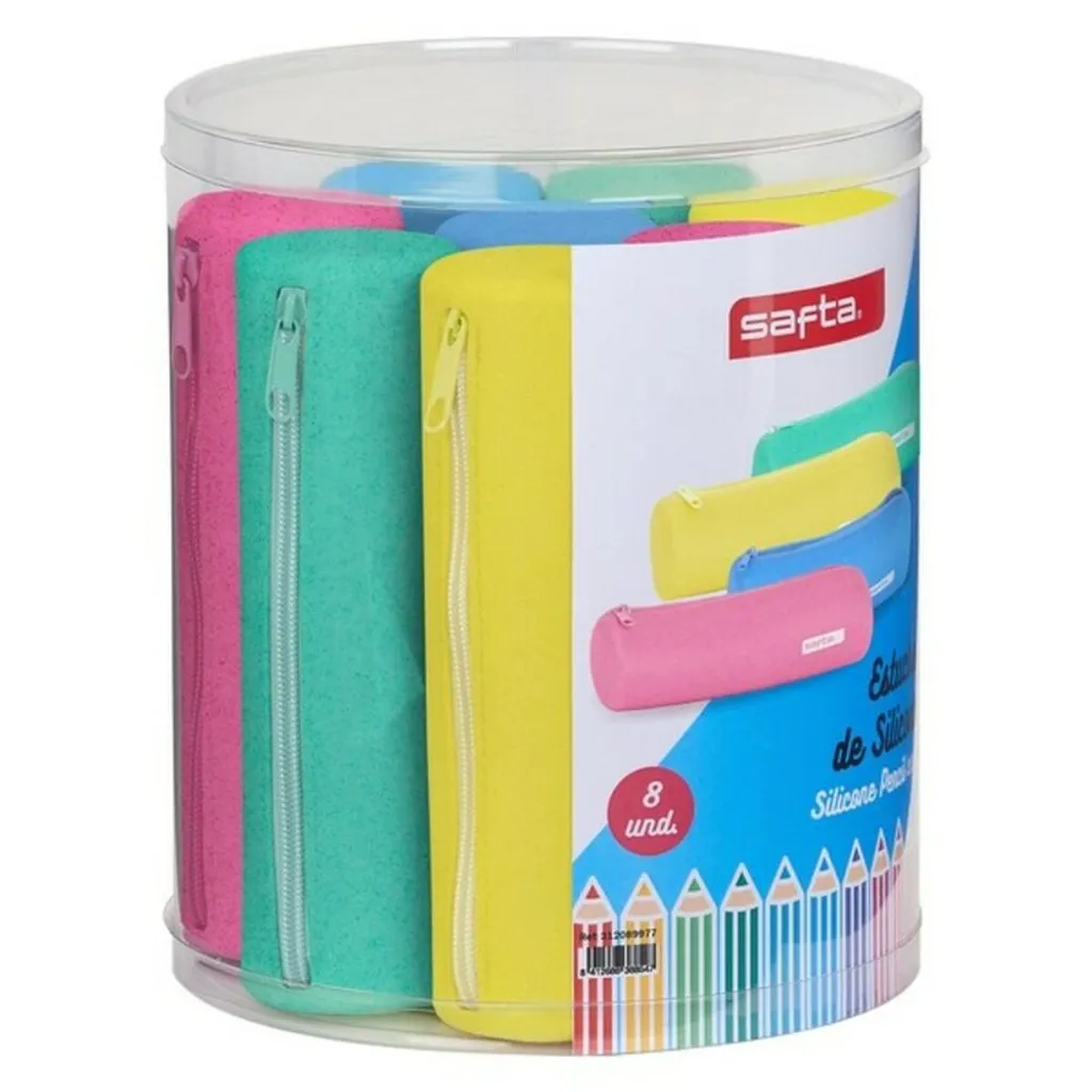 Organizer Viaggio Safta - Set 8 Sacchetti Silicone Impermeabili