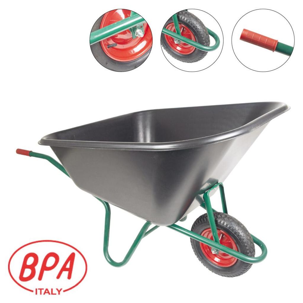 BPA Großmuldenkarre Schubkarre Agrarkarre Hofkarre Produktbild 