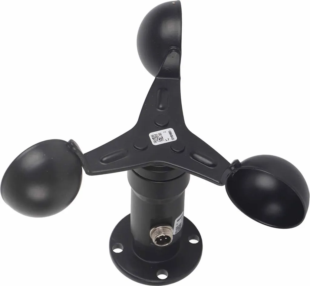 Capteur Vitesse du Vent en Alliage d'Aluminium et Signal 4-20 mA Stable