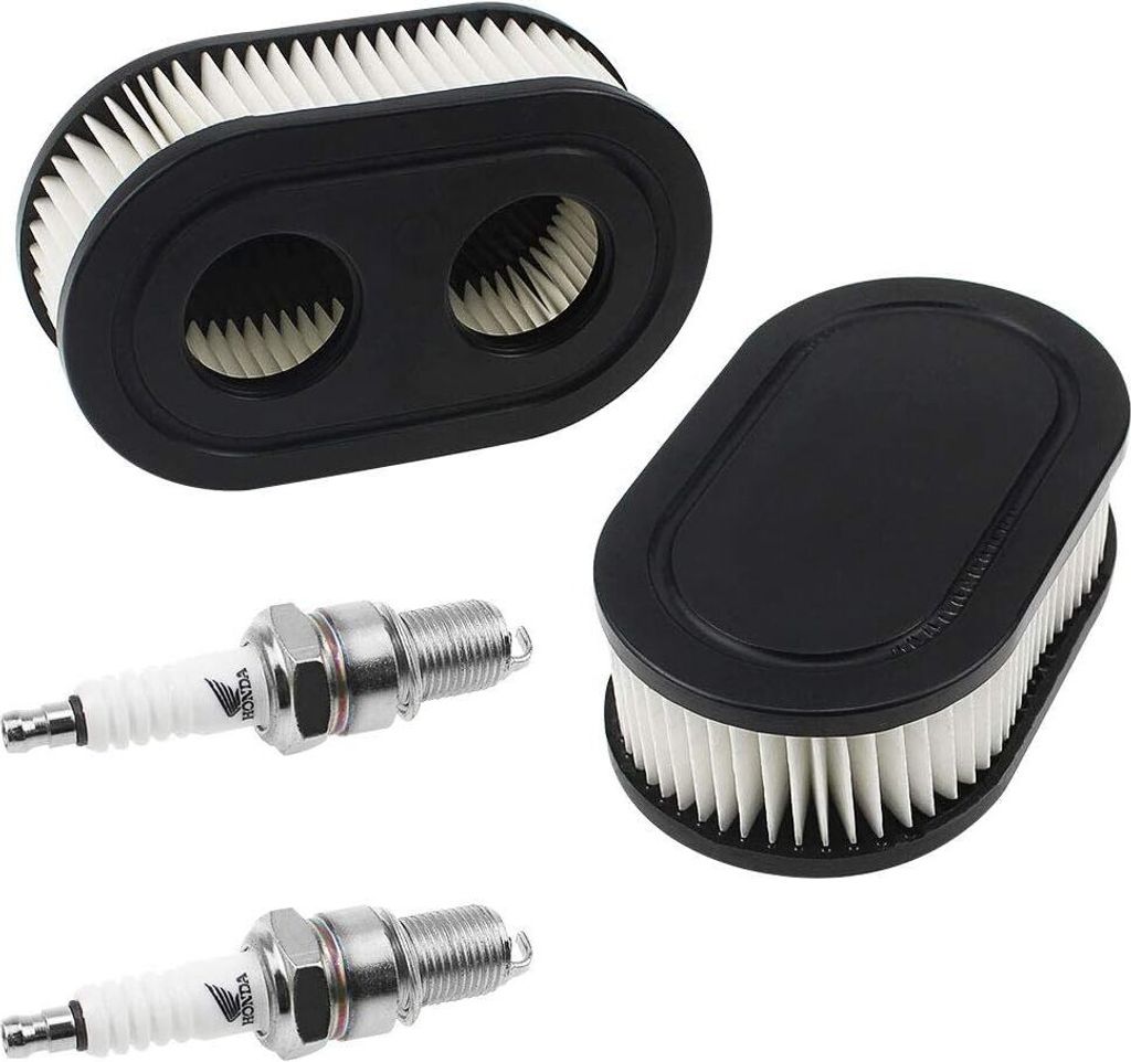 2ST Luftfilter und 2ST Zündkerzen für Briggs Stratton Produktbild 