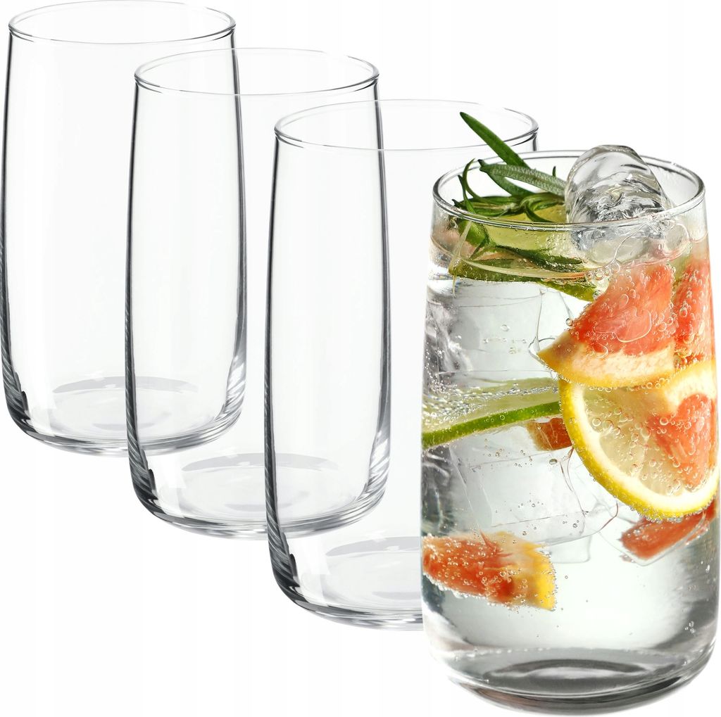 KADAX Wassergläser "Osovo", Cocktailgläser Set, Universalgläser, 480 ml, 4 Stück