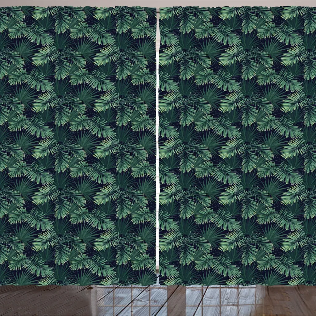 Tenda Tropicale ARANDE Foglie Giungla Verde Giada 280x175 - Promo