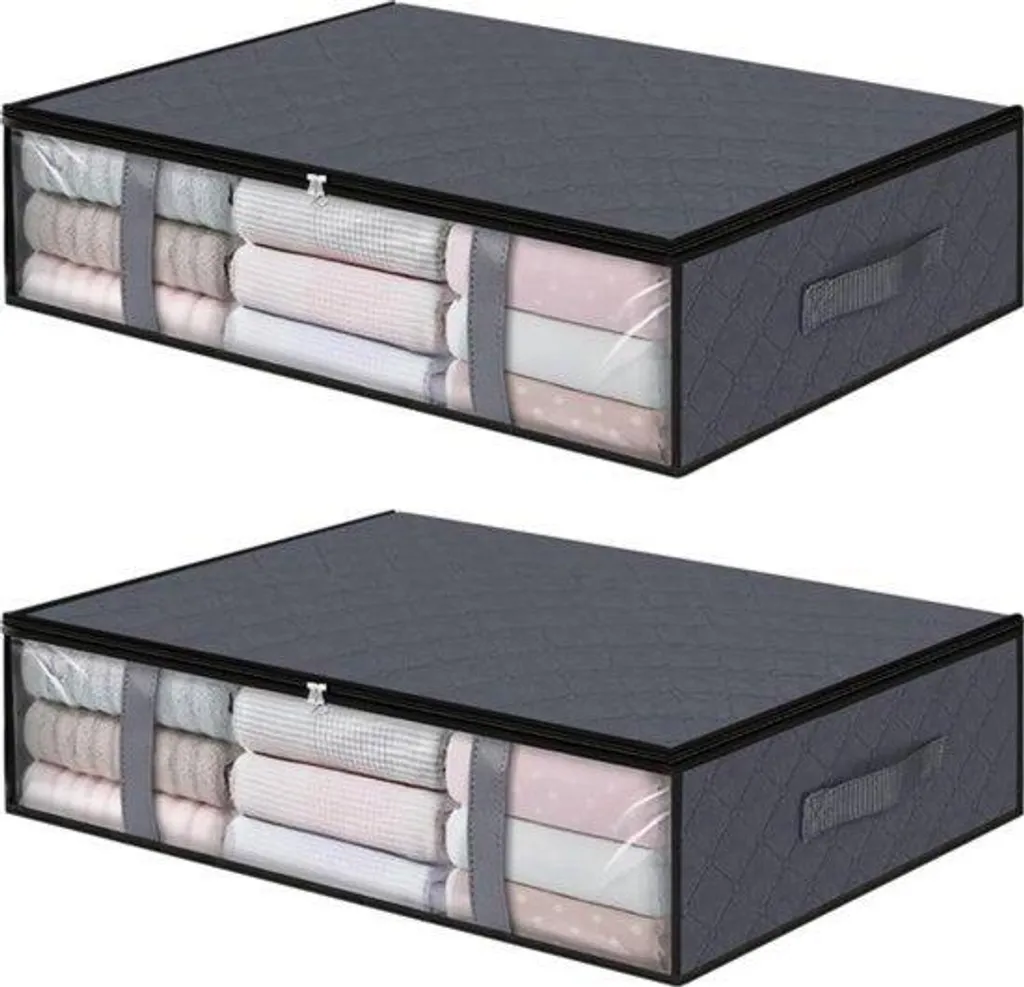Housse de Rangement Vêtements Saisonniers - Lot de 2 Penderies Pratiques