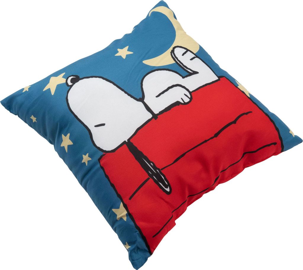 Carbotex Snoopy Kissen - Niedliches Dekokissen 38x30cm Aus Polyester