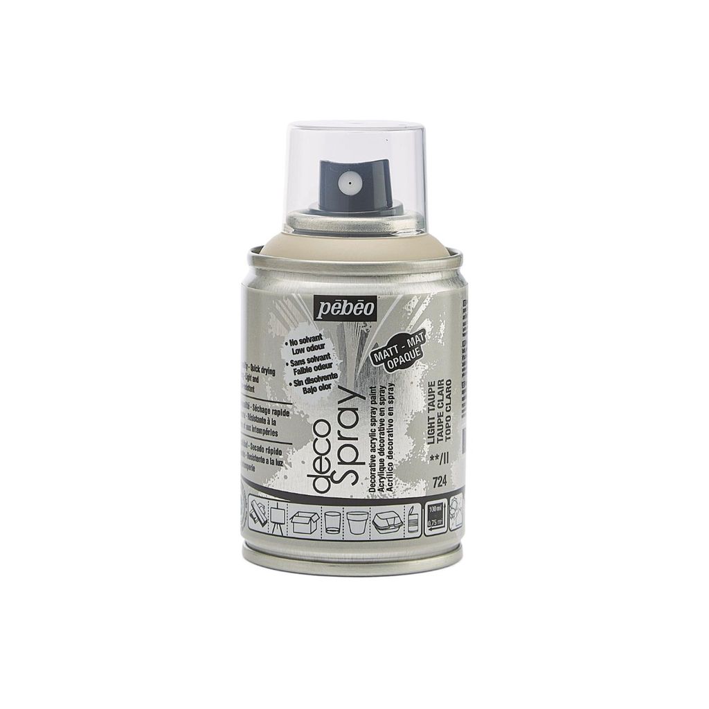 Pébéo Decospray Acryl-Sprühfarbe, 100 ml, Helltaupe