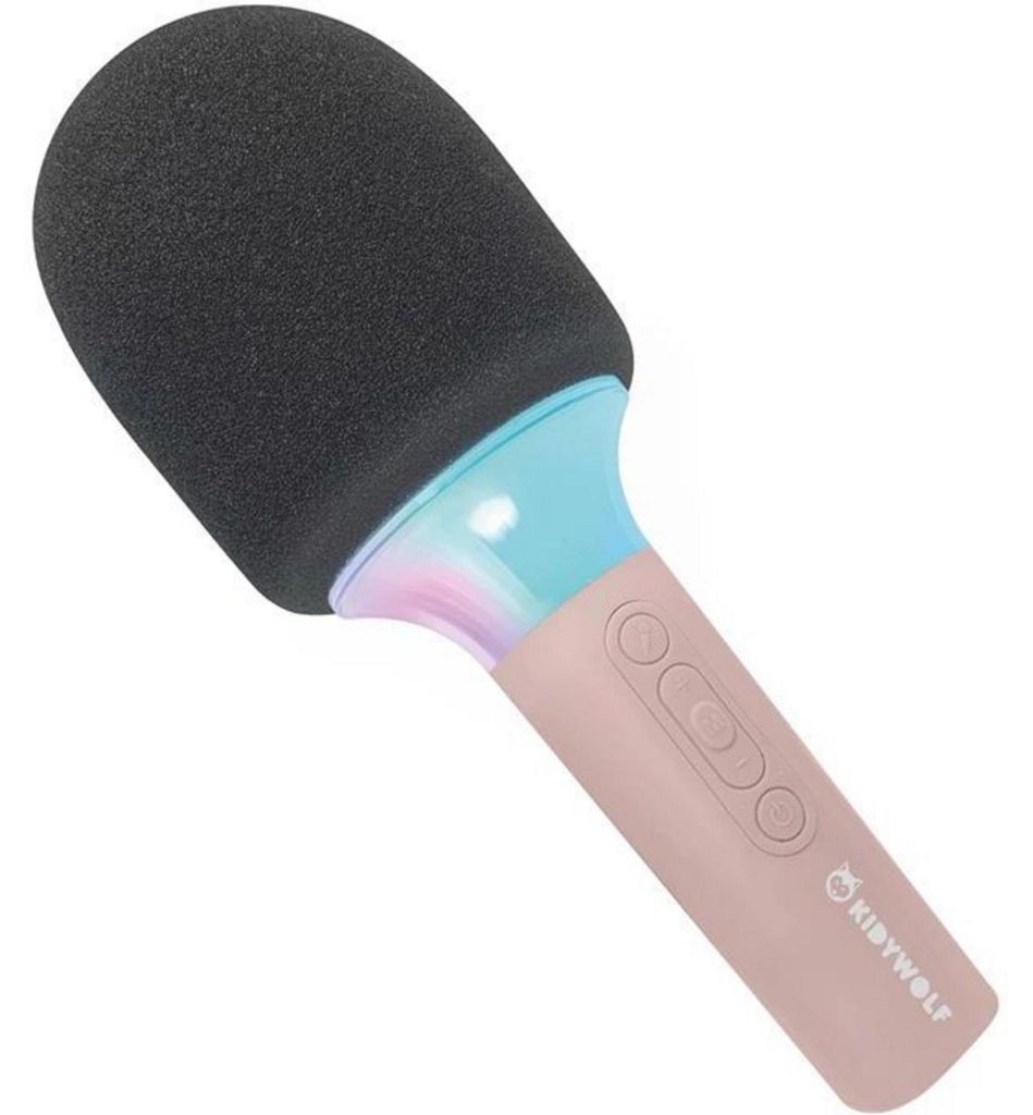 KIDYWOLF KIidymic, Tragbarer Lautsprecher für Kinder, Rose Produktbild 