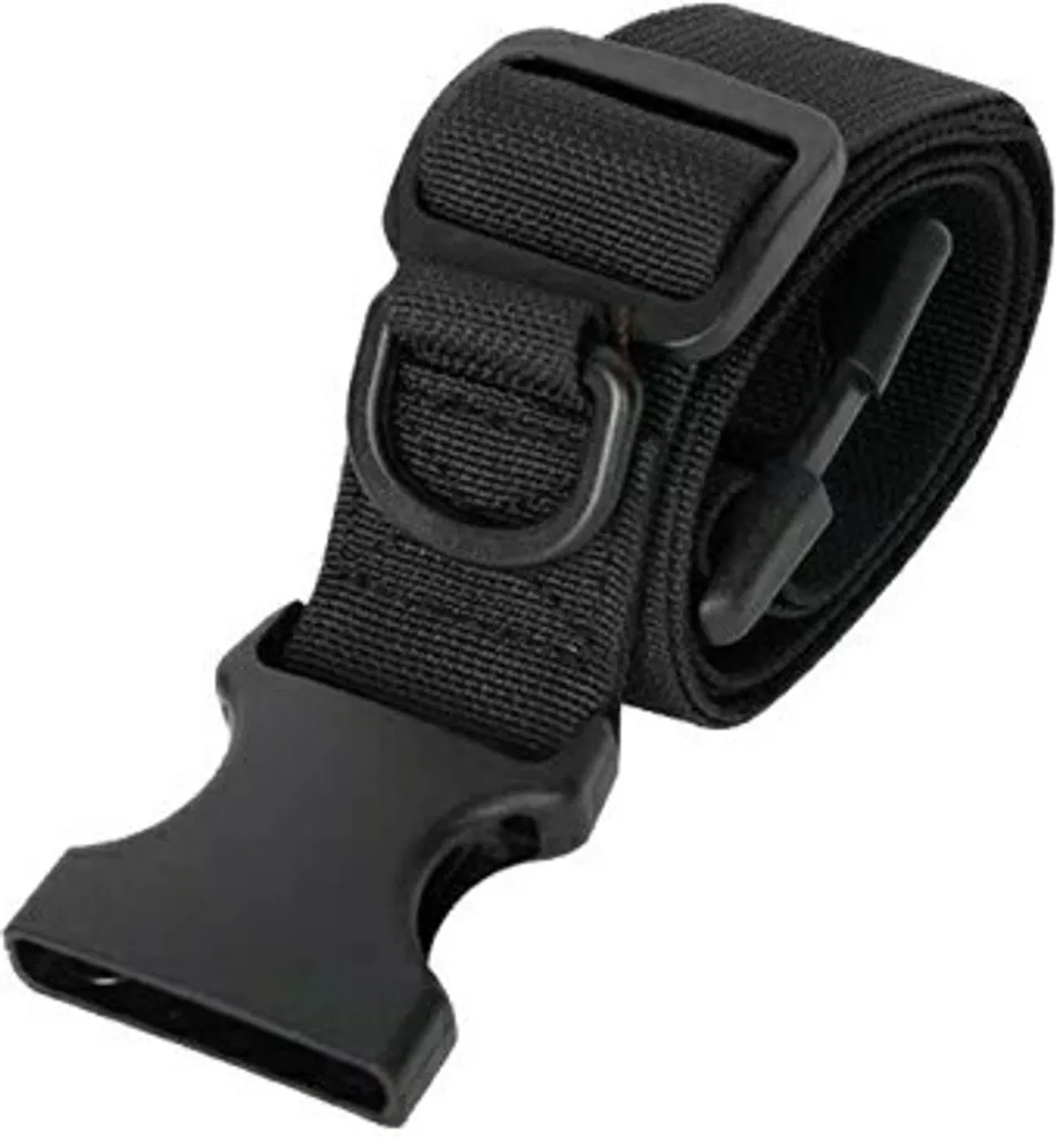 Cintura Militare Tattica CY-B01 Nylon Nero 127cm Sgancio Rapido