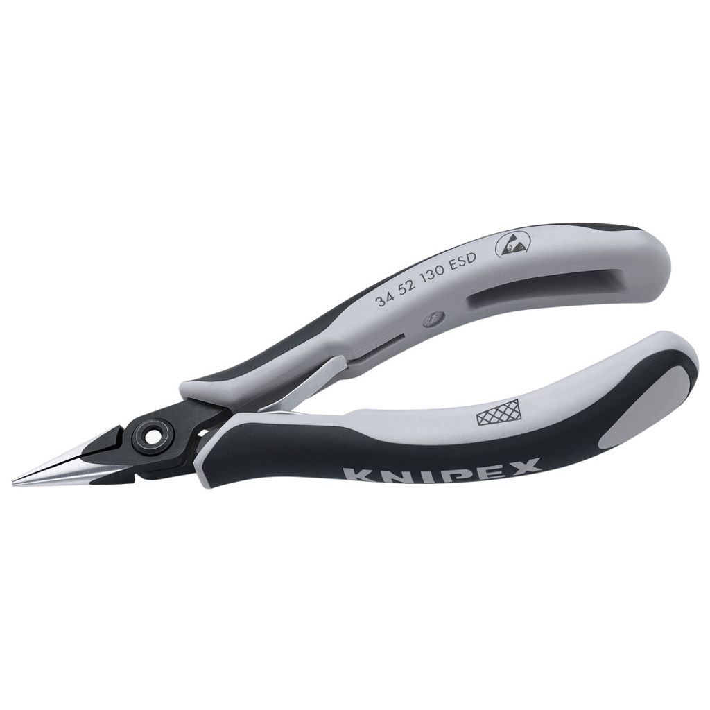 Knipex 34 52 130 ESD Praez.-Elektronikzange,flachr und