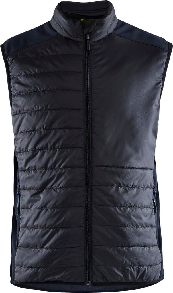 Blakläder Weste warm gefüttert 3863, Farbe:Schwarz/Dunkel Marineblau, Größe:XXL