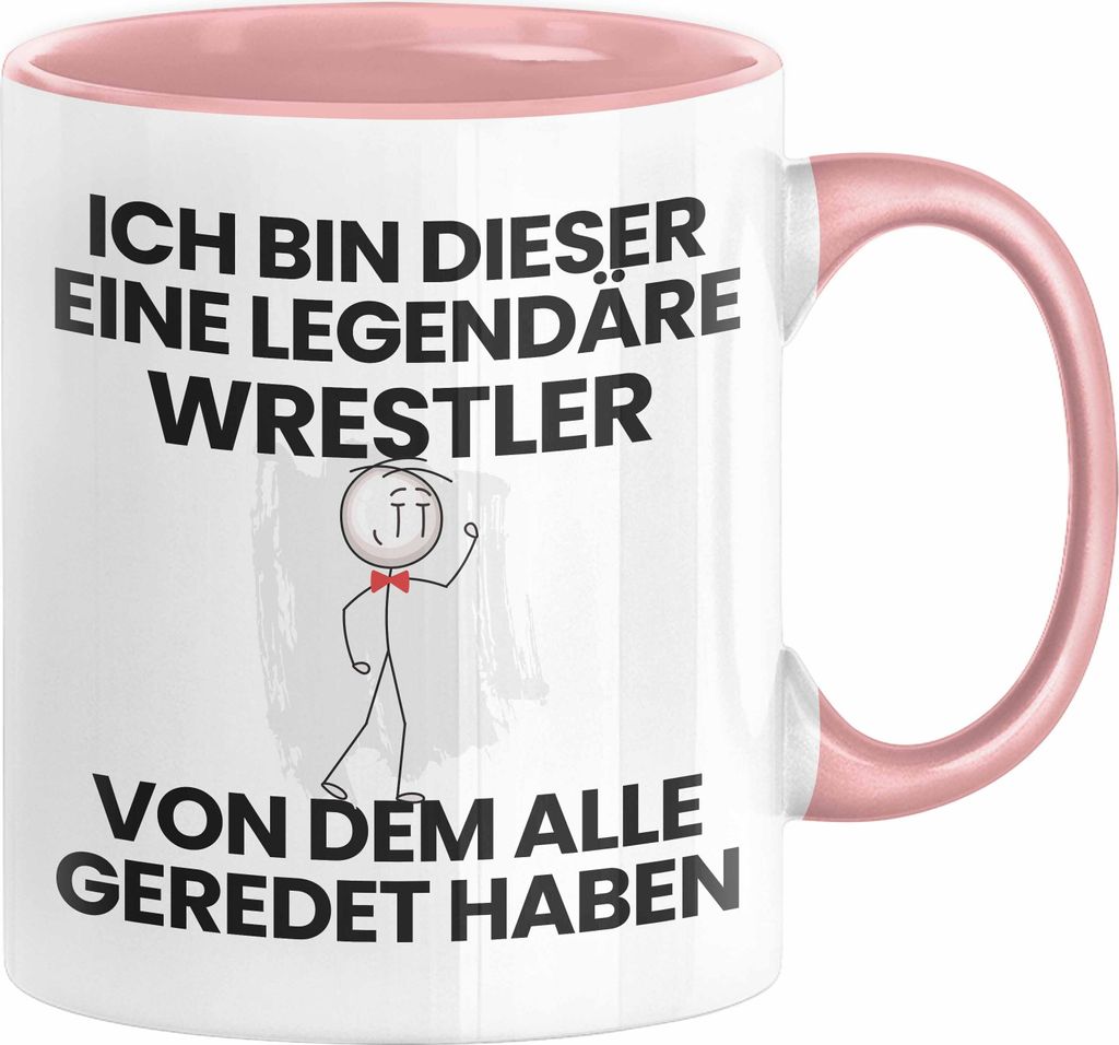 Wrestler Geschenk Tasse Lustige Geschenkidee Geburtstag für Wrestler Ich Bin Dieser Legendäre Wrestler Von Dem Alle Geredet Haben Kaffee-Becher (...