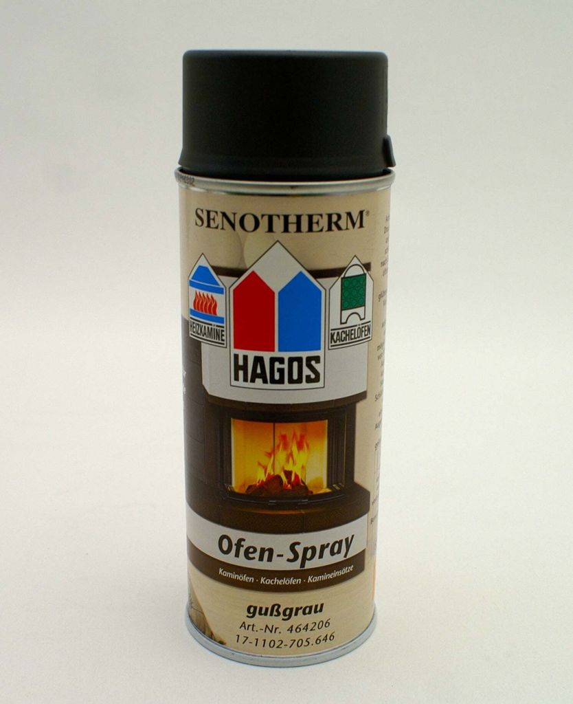 Ofenlack Senotherm Spray verschiedene Farben | gussgrau
