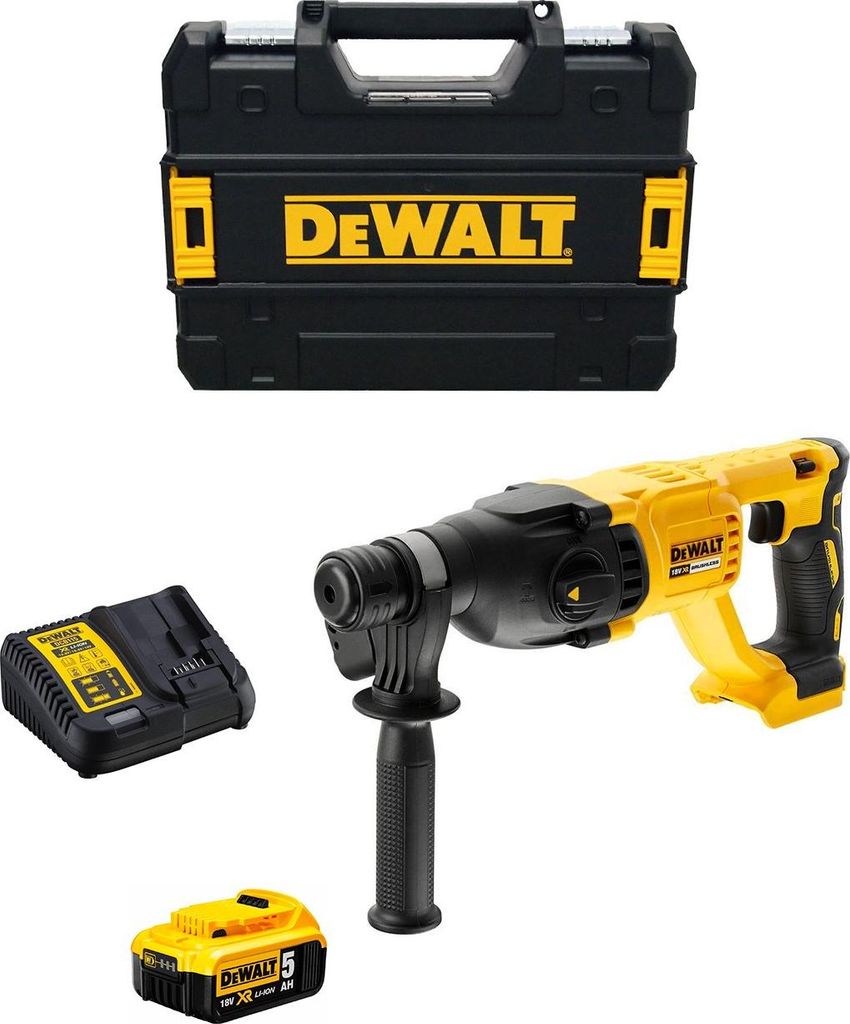 Kombihammer DeWALT DCH133P1T (1 x 5,0 Ah + DCB115 + TSTAK II)